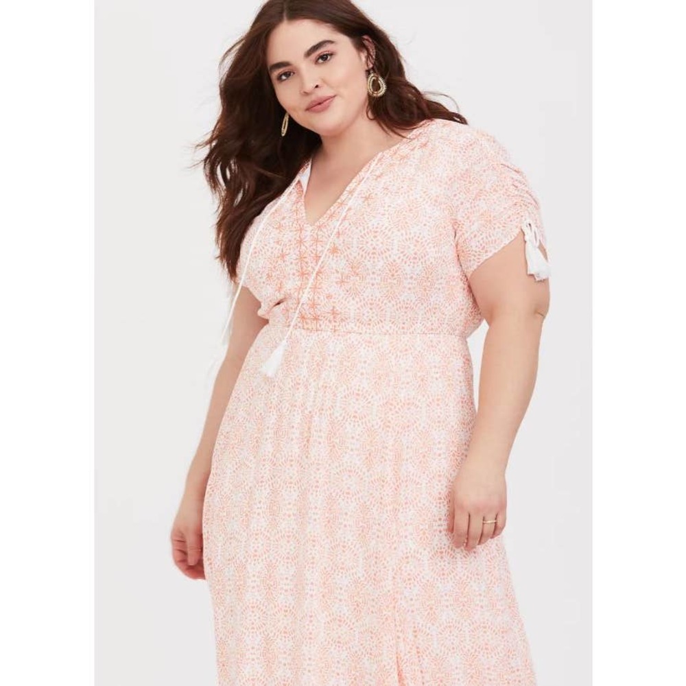 NWT Torrid Soft Long Maxi Dress Plus Size 00X (10) - Picture 3 of 4